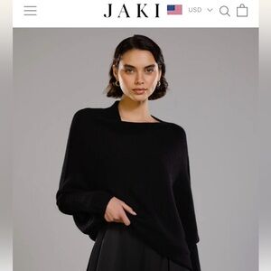 Jaki London asymmetrical sweater size small/medium